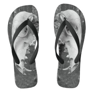 Schedel ontwerp volwassenen slippers teenslippers