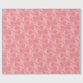 Schedel op roze inpakpapier (Vlak)