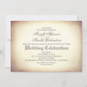 Schedel Paar Dag van de Dode Bruiloft Uitnodiginge Kaart (Achterkant)