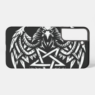 Schedel Pentagram Tribal van BurnsInhell Samsung Galaxy Hoesje