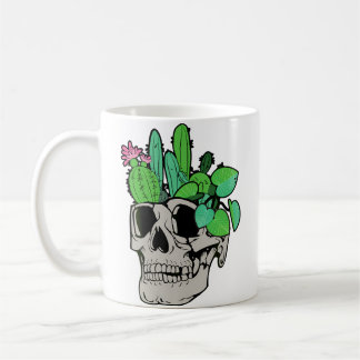 Schedel Plant Schattige Tuin Pop Planters Grappig Koffiemok