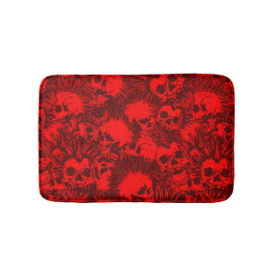 schedel punk badmat
