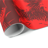 schedel punk cadeaupapier (Rol Hoek)