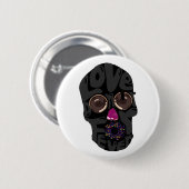 schedel ronde button 5,7 cm (Voorkant /achterkant)