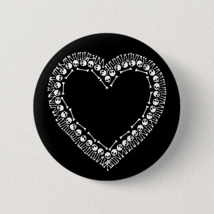 schedel ronde button 5,7 cm