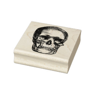 schedel rubberstempel