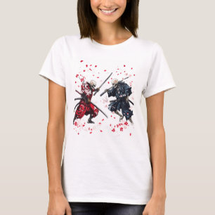 Schedel Samoerai Duël T-shirt
