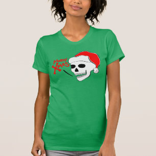 Schedel Santa Merry Xmas T-shirt