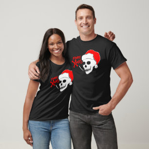 Schedel Santa Merry Xmas T-shirt