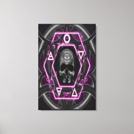 schedel Sigils en zegels Canvas Afdruk