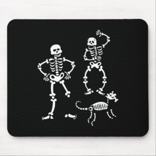 Schedel Skelet Hardlopen Halloween Kostuum Feest Muismat