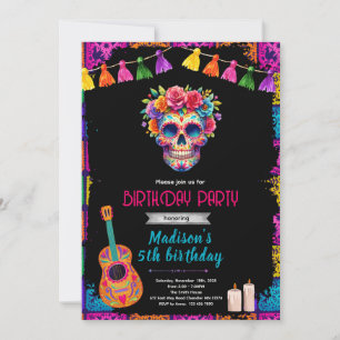 Schedel Skull Verjaardagsfeest Uitnodiging