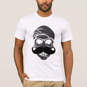 Schedel snor bril 2 t-shirt