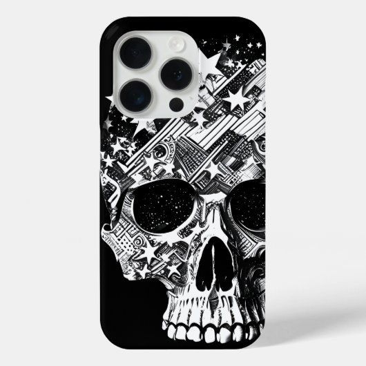 Schedel & Sterren IV Case-Mate iPhone Case (Achterkant)