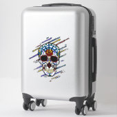 schedel sticker (Koffer)