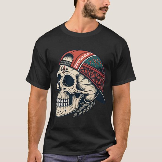 schedel t-shirt (Voorkant)
