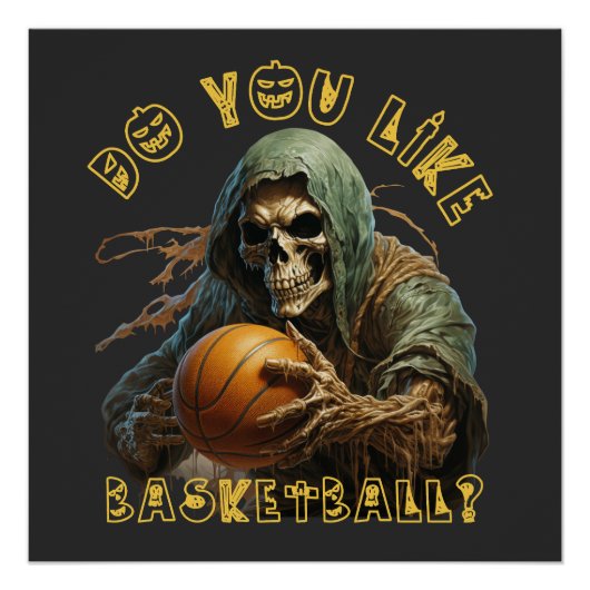Schedel T-shirt | Skelet Halloween Shirt | Schedel Perfect Poster (Voorkant)