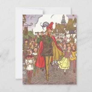  schedel Tale Pied Piper van Hamelin door Hauman Kaart