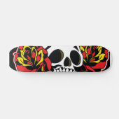 schedel tattoo dek skateboard (Horizontaal)