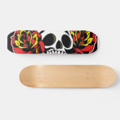 schedel tattoo dek skateboard (Horizontaal)