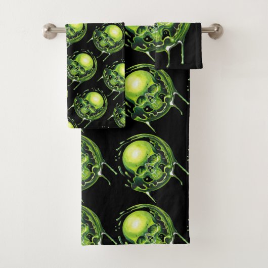 schedel Toxische splash Bad Handdoek (Insitu)