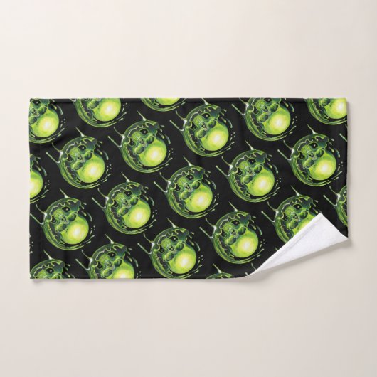 schedel Toxische splash Bad Handdoek (Handdoek)