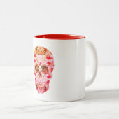 Schedel Twee kleuren Mok (Voorkant rechts)