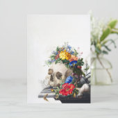 Schedel Uitnodiging (Staand voorkant)