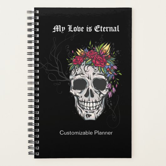  schedel van de Bloemkoningin Planner (Voorkant)