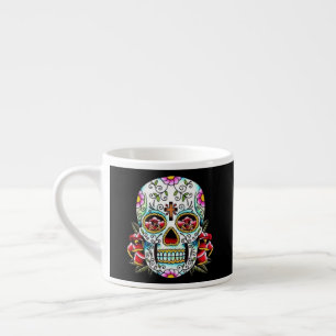 Schedel van de Dag van de Doden Espresso Kop