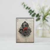  schedel - Visitekaartje (Staand voorkant)