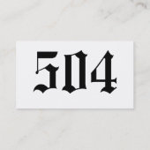 schedel visitekaartje (Achterkant)