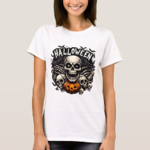 Schedel & Vleermuizen Halloween Frame Pompoen