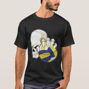 Schedel Volleybal speler Volleybal T-shirt