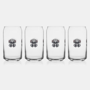 schedelbril blikvorm glas