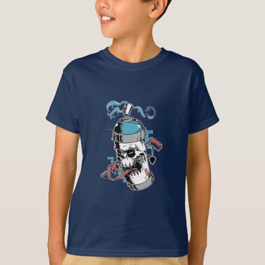 Schedelbus T-shirt (Voorkant)