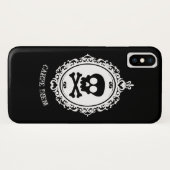 Schedelcameo Case-Mate iPhone Case (Achterkant (horizontaal))