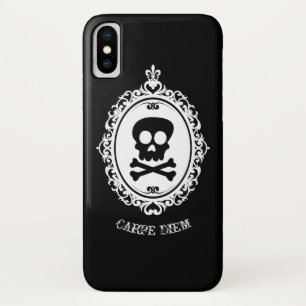 Schedelcameo iPhone X Hoesje