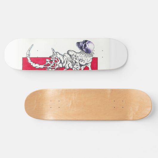 schedeldier skateboard (Horizontaal)