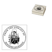 Schedelend Leesboek, Rond Uit de Bibliotheek Van Rubberstempel (Gestempeld)