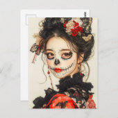 Schedelgezichtshuid Briefkaart (Voorkant / Achterkant)