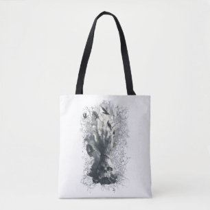 Schedelhand Ravens Gotische Donkere Kunst Boodscha Draagtas