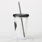 Schedelhart Acryl Drinkbeker (Links)