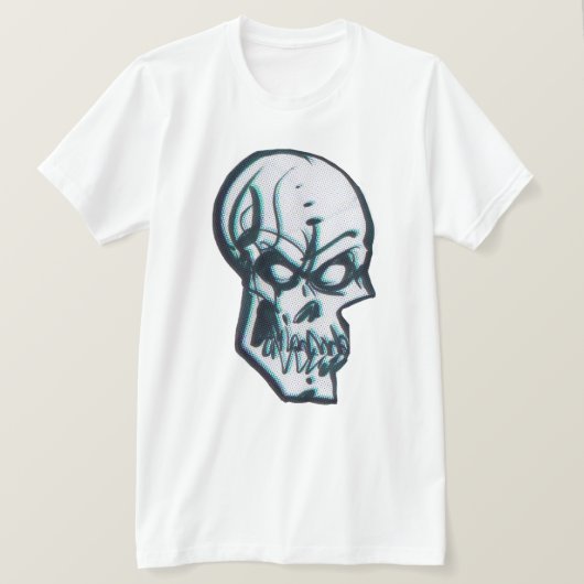 Schedelhead t-shirt (Design voorkant)