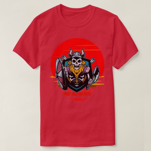 schedelkrijger t-shirt (Design voorkant)