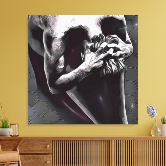 Schedellichaam Canvas Afdruk (Insitu (Woonkamer))