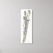 schedelmes canvas afdruk (Voorkant)