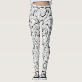 Schedelpatroon Halloween Leggings