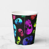 Schedelpatroon Papieren Bekers (Rechts)