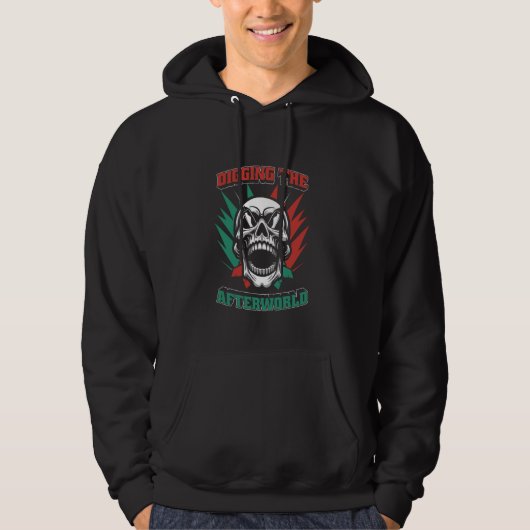 Schedelpijl tekenen - Dartbord Darts Hoodie (Voorkant)